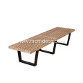 Modern Wooden Nelson Platform Bench